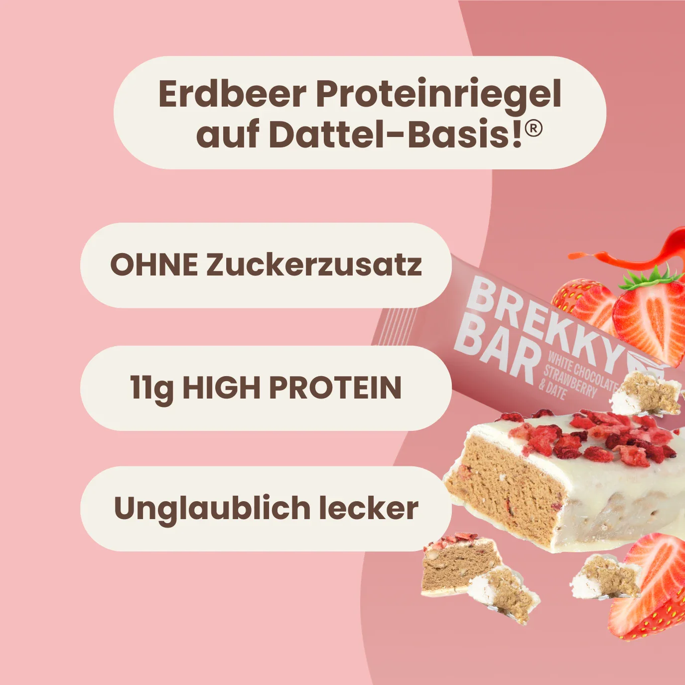 Brekky Bar - Erdbeer Proteinriegel - Image 3