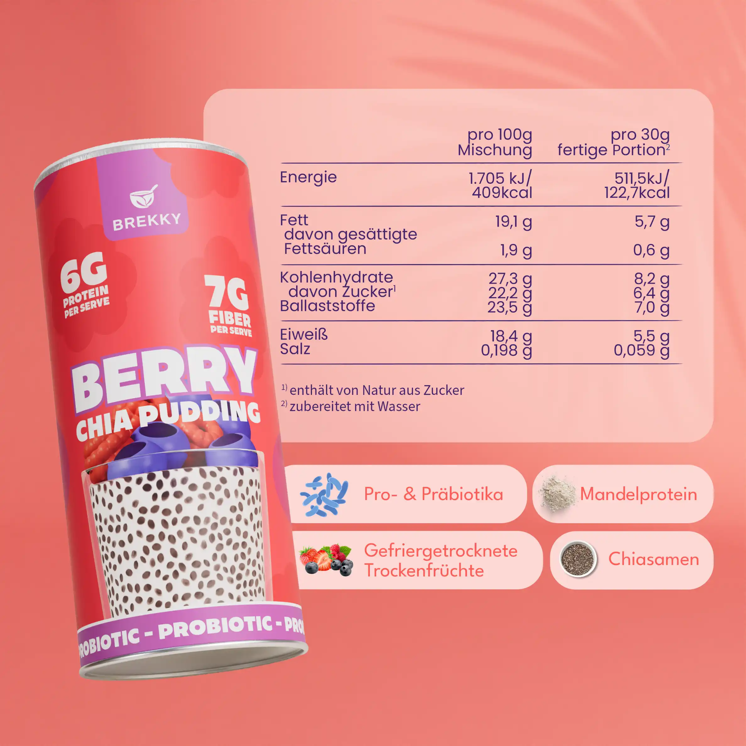 Chia Pudding Probierpaket | Prä- & Probiotisch - Image 6