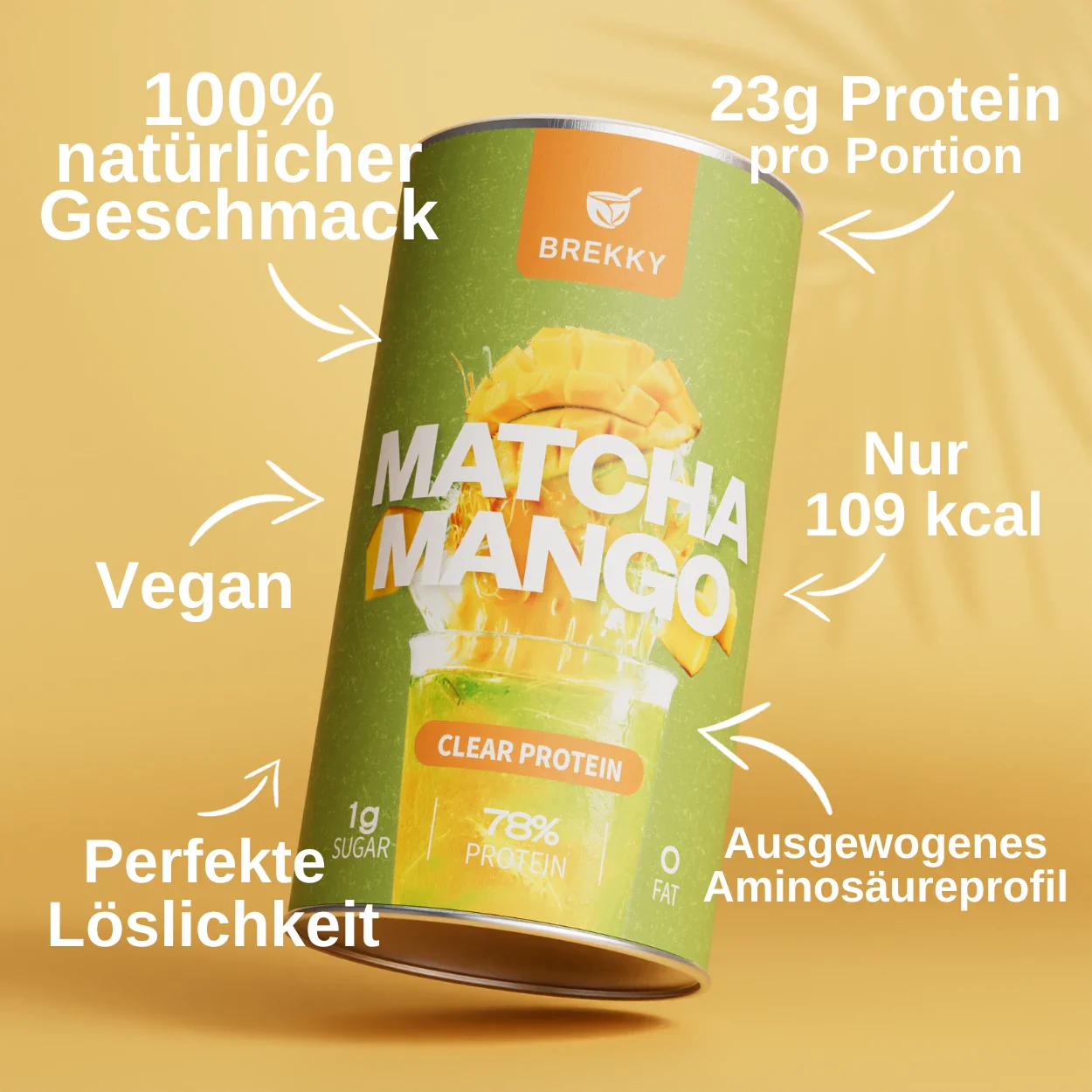 Matcha Mango - Veganes Clear Protein - Image 3