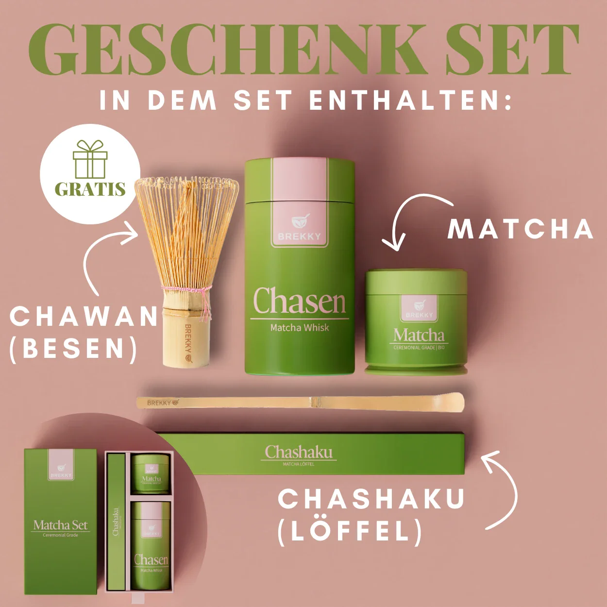 BIO Matcha Premium Frühlings Geschenkset - Ceremonial Grade - Image 4